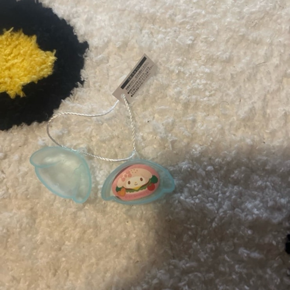 Cute mini my melody sticker with blue case